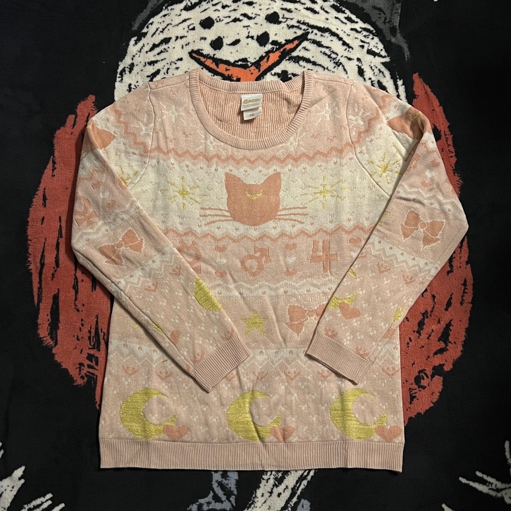 sailor moon holiday sweater